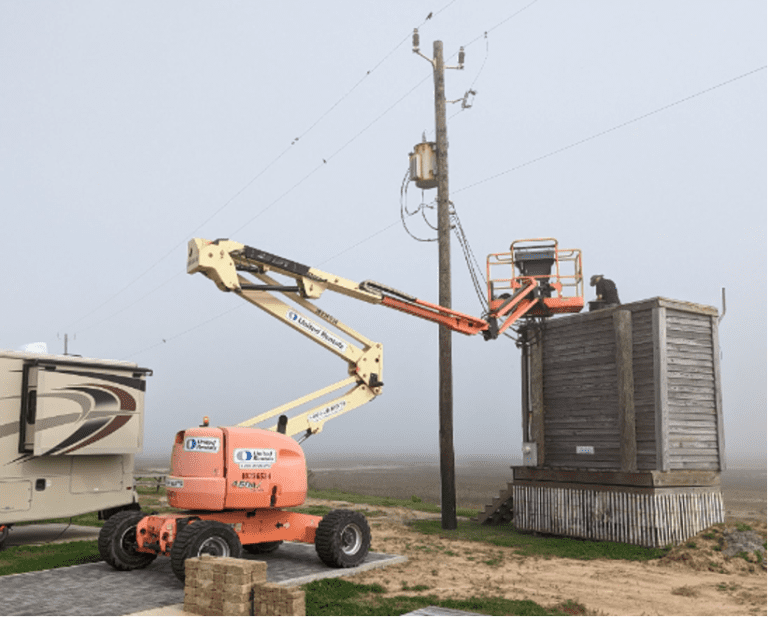 small crane repairs equipment