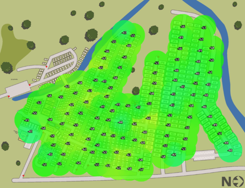 RV Resort heat map 1