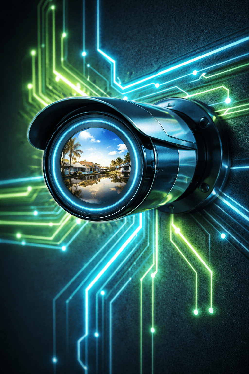 Manufactured housing surveillance camera